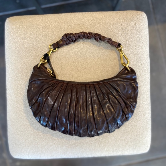 Shoulder Bag "LUNA" in brown - Picture 5 of 6